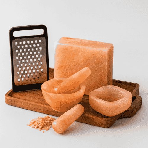 Himalayan Salt Cooking Blocks, Bowls, and Graters – Gourmet Culinary Tools