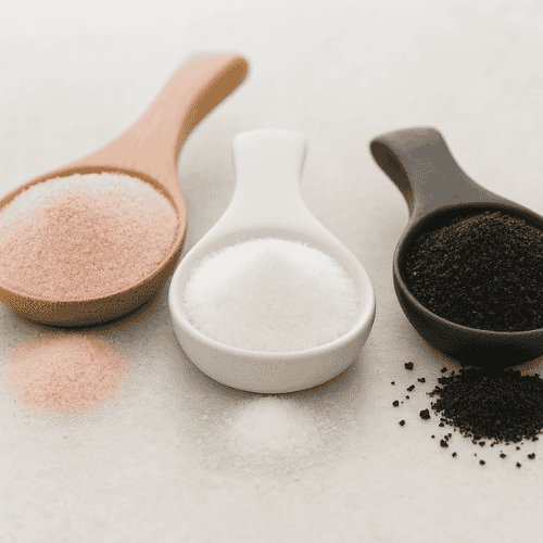 Edible Himalayan Salt in Fine, Coarse, and Granulated Grains – Pink, White, and Black Varieties